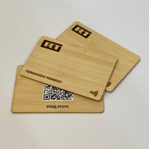 eTag Card Bamboo